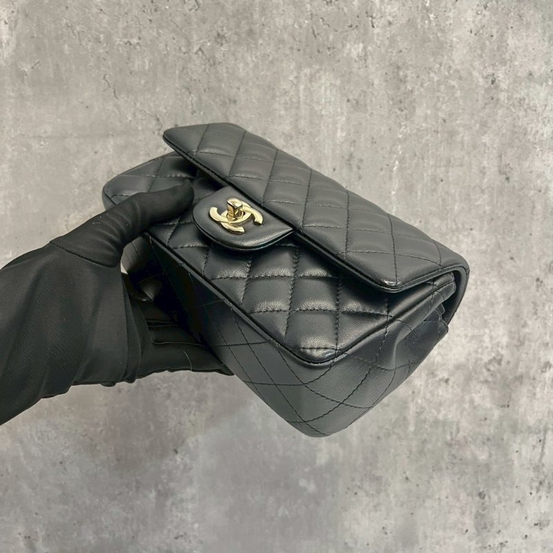 Chanel CF20 黑金 晶片款-10