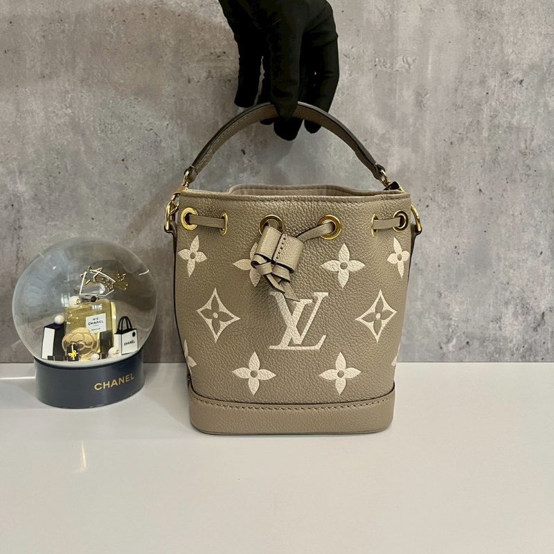 LV Nano Noe 水桶包 斑鳩灰 晶片款-1