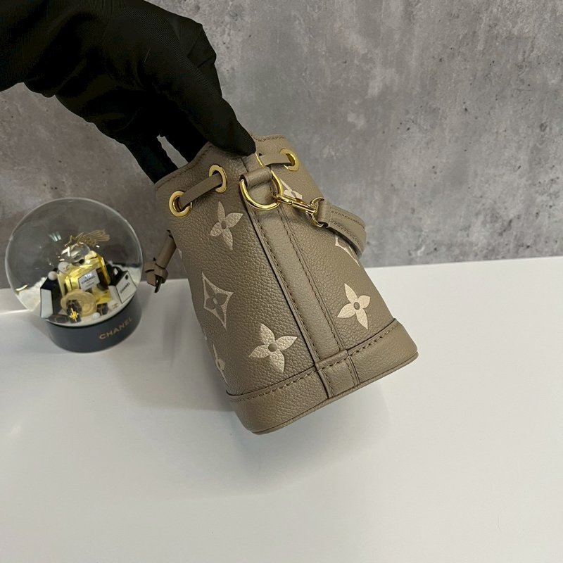 LV Nano Noe 水桶包 斑鳩灰 晶片款-3