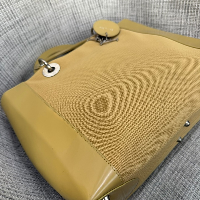【2折買戴妃😍用一輩子都不過時💃🏻】Dior Lady VIP 中號 姜黄色牛皮拼接|手提包|戴妃包-5