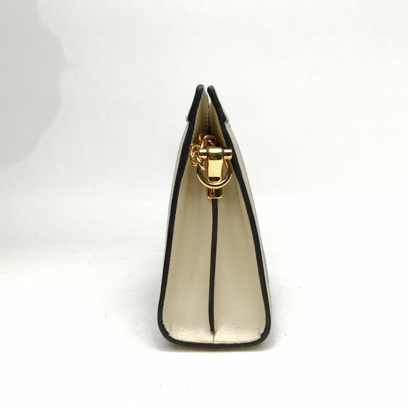 GUCCI Ophidia夾子包小號26老花PVC金扣肩背包-1