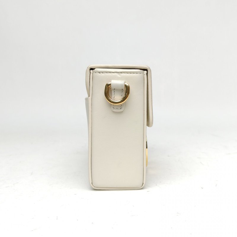DIOR 30Montaigne蒙田Box白色牛皮金扣2020肩背包-3