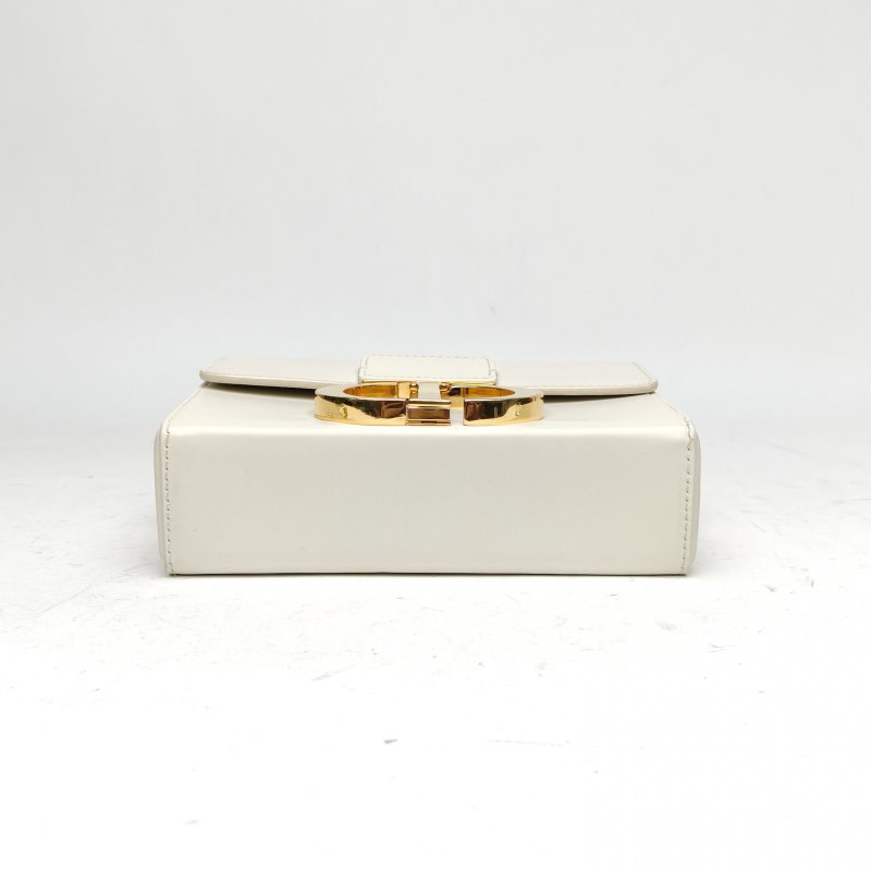 DIOR 30Montaigne蒙田Box白色牛皮金扣2020肩背包-4