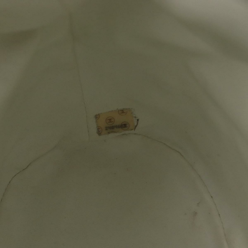 【日本直送】香奈兒 COCO 標誌單背包，白色皮革，金色雙C標誌，正品 gh2005A-11