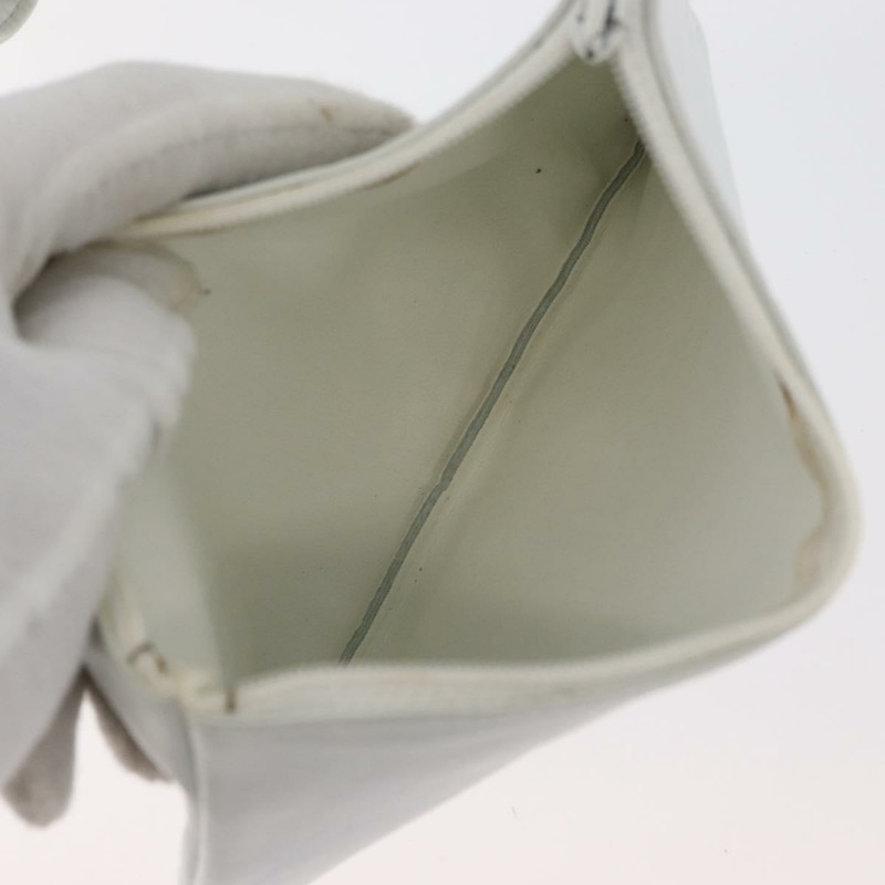 【日本直送】香奈兒 COCO 標誌單背包，白色皮革，金色雙C標誌，正品 gh2005A-21