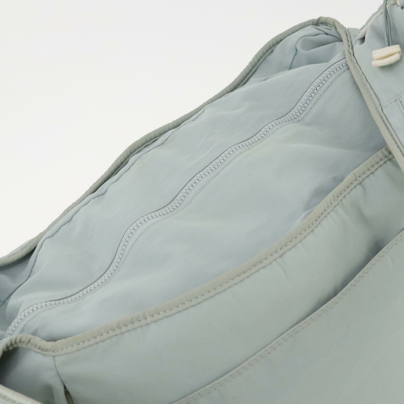 【日本直送】香奈兒 Chanel 運動肩背包 尼龍 淺藍色 銀色 CC 標誌 Auth YKZ358A-5