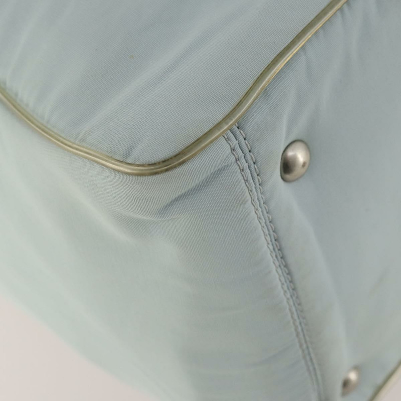 【日本直送】香奈兒 Chanel 運動肩背包 尼龍 淺藍色 銀色 CC 標誌 Auth YKZ358A-16