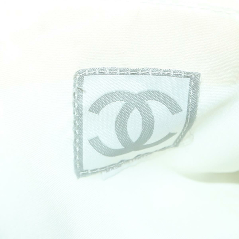 【日本直送】香奈兒 Chanel 運動肩背包 尼龍 淺藍色 銀色 CC 標誌 Auth YKZ358A-23