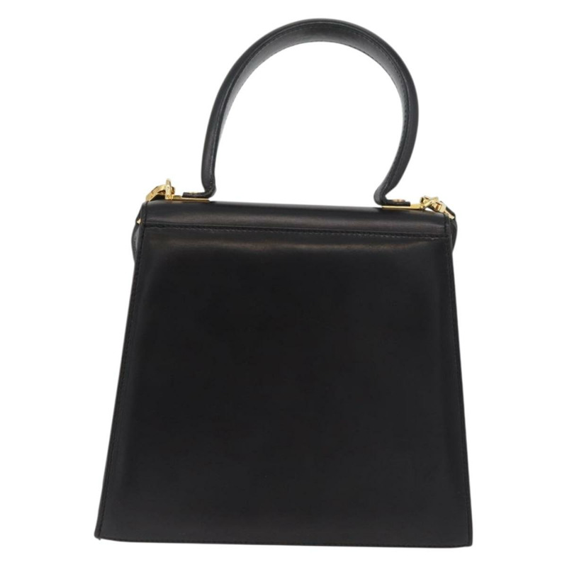 【日本直送】Salvatore Ferragamo Gancini 手提包 皮革 兩用 黑色 金色 正品 YKZ202A-1