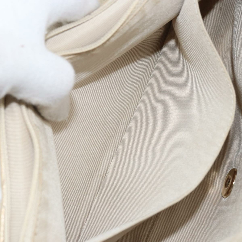 【日本直送】香奈兒 (CHANEL) 絎縫鏈條單肩包,羊皮,米色,金色雙C標誌,正品 BAZ249A-22