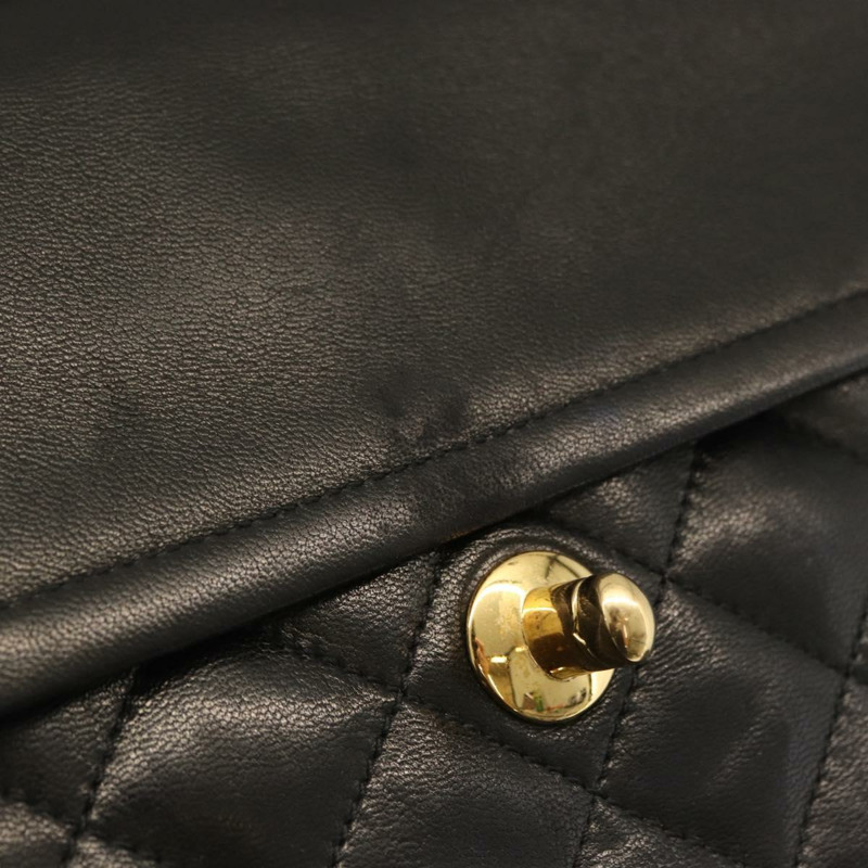 【日本直送】香奈兒 (CHANEL) Matelasse 羊皮手袋，巴黎限量版，黑色 CC 標誌，貨號 167175SM-7