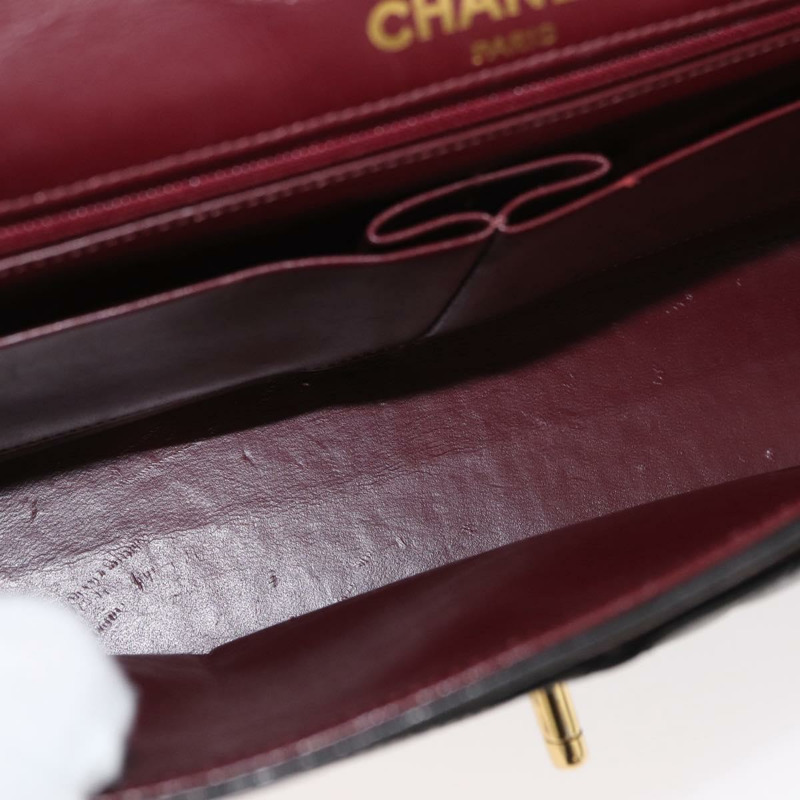 【日本直送】香奈兒 (CHANEL) Matelasse 羊皮手袋，巴黎限量版，黑色 CC 標誌，貨號 167175SM-8