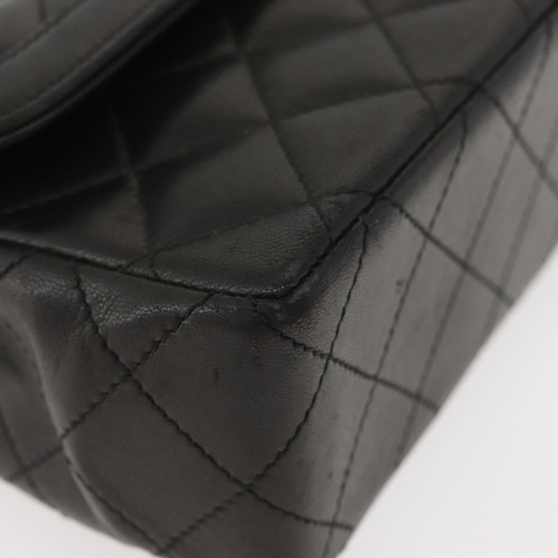 【日本直送】香奈兒 (CHANEL) Matelasse 羊皮手袋，巴黎限量版，黑色 CC 標誌，貨號 167175SM-14