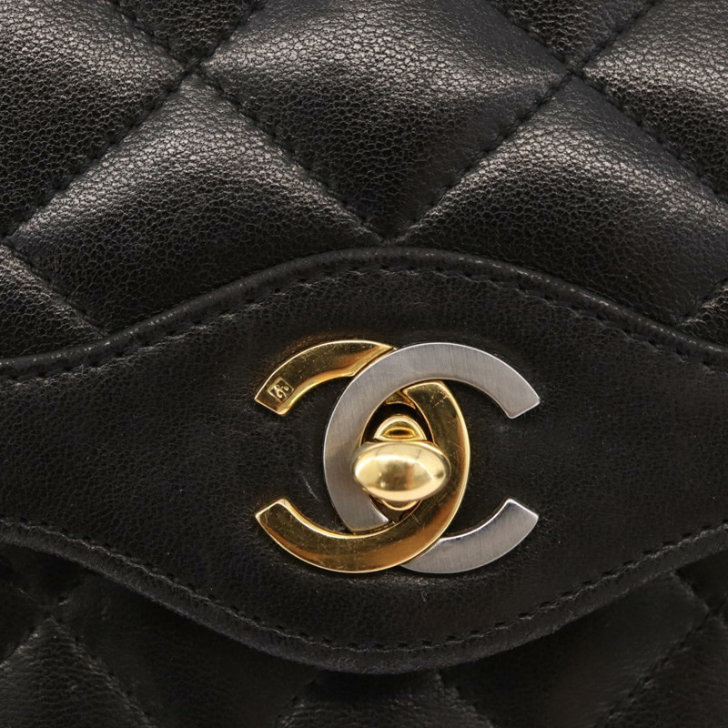 【日本直送】香奈兒 (CHANEL) Matelasse 羊皮手袋，巴黎限量版，黑色 CC 標誌，貨號 167175SM-18