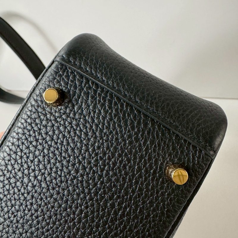 HERMES mini Lindy 2代 89 noir 黑色 金釦 K 刻-4