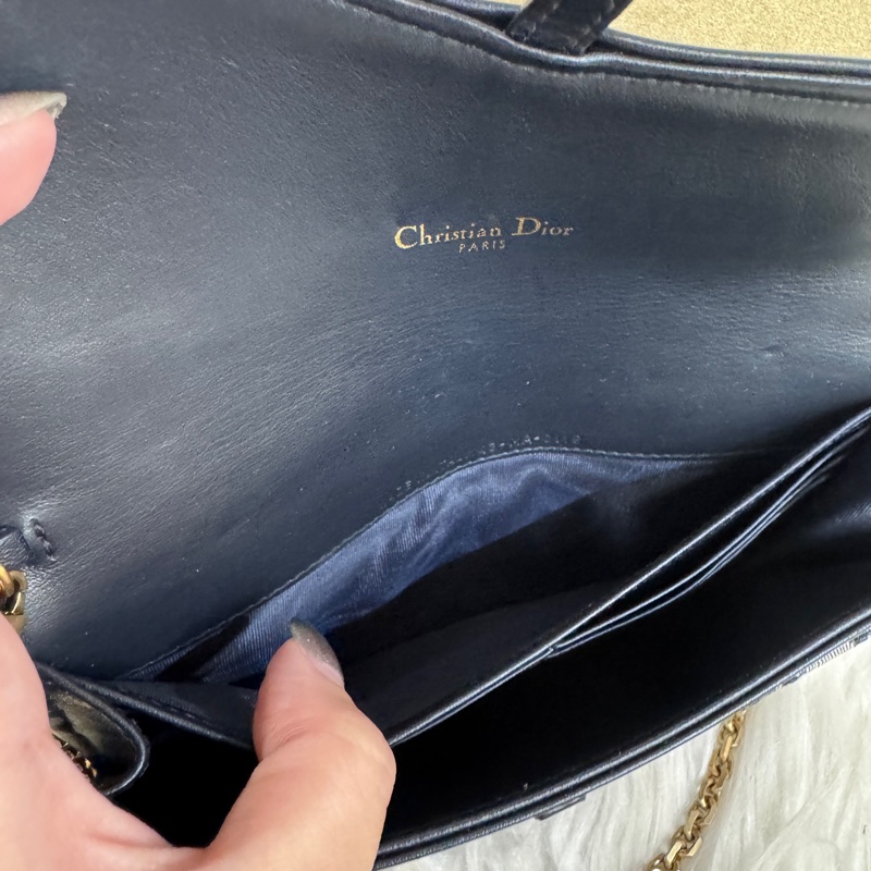Dior Saddle 老花緹花布二合一WOC-9