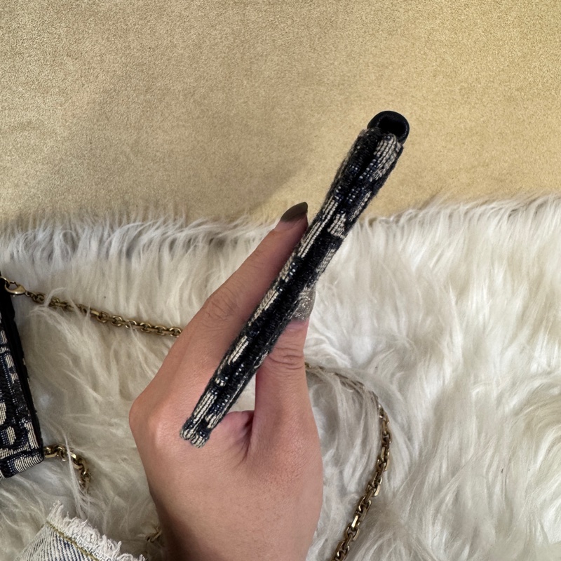 Dior Saddle 老花緹花布二合一WOC-14