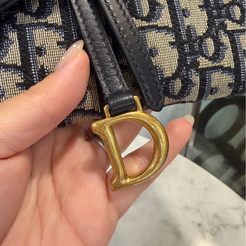 Dior Saddle 老花緹花布二合一WOC-4