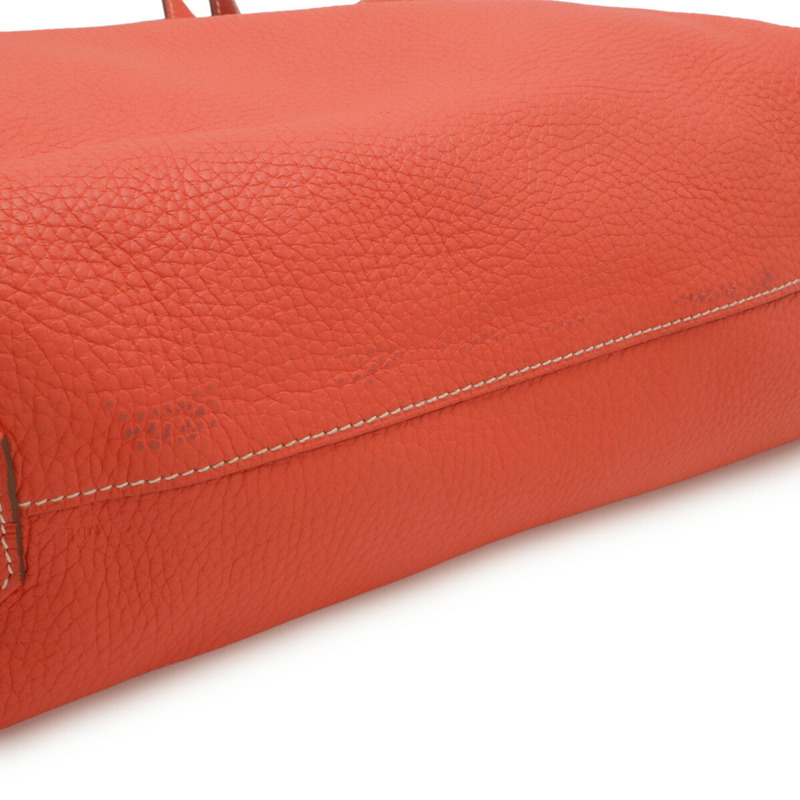 愛馬仕 Double Sens 36 手提包/單肩包,雙面可用,Taurillon Clemence 皮革,紫紅色,□Q 印章-4