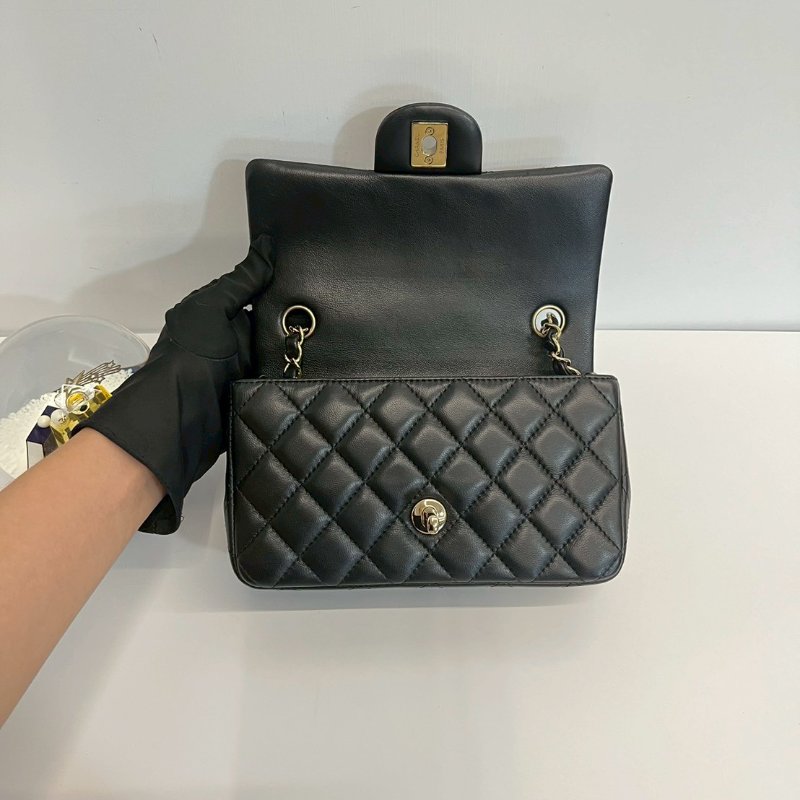 Chanel CF20 黑金 晶片款-7