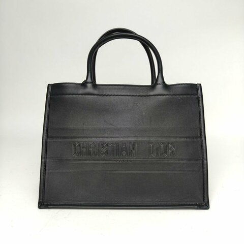 DIOR BookTote中號36黑色牛皮無2023肩背包