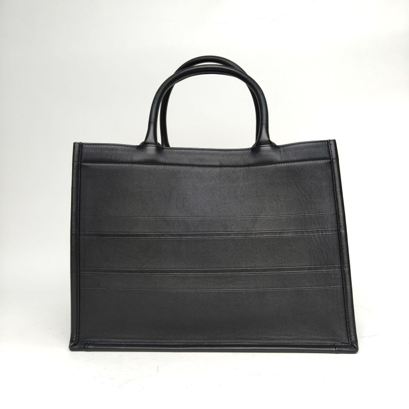 DIOR BookTote中號36黑色牛皮無2023肩背包-2