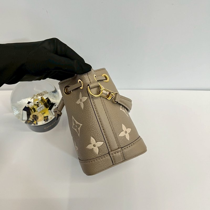 LV Nano noe 水桶包 斑鳩灰 晶片款-3