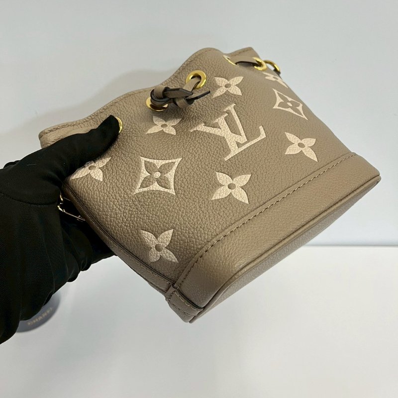 LV Nano noe 水桶包 斑鳩灰 晶片款-10