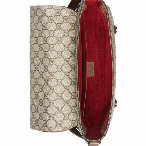 Gucci 男女同款 GG郵差包均碼碼常規、28cm*8.5cm*24cm-2