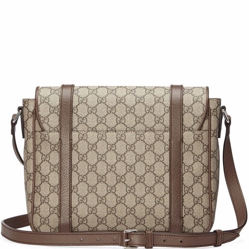 Gucci 男女同款 GG郵差包均碼碼常規、28cm*8.5cm*24cm-4