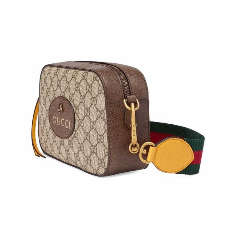 Gucci 男女同款 Neo Vintage GG Supreme帆布郵差包均碼碼24cm*7cm*14.5cm-3