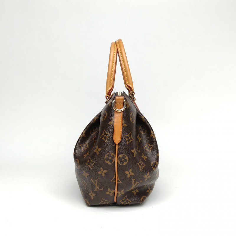 LOUIS VUITTON Turenne餃子包小號31老花PVC2015肩背包-1