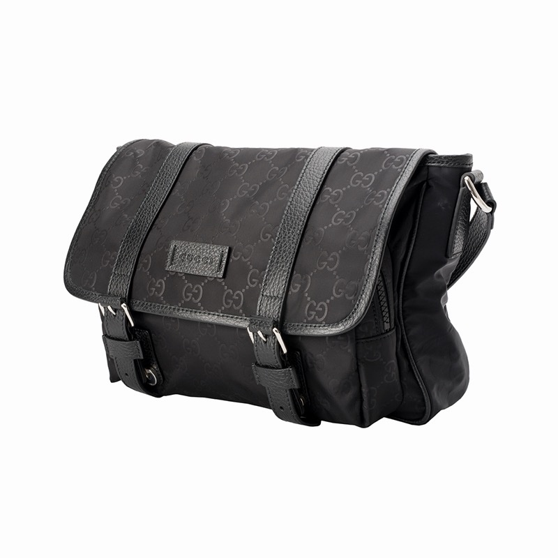 Gucci 男士 翻蓋單肩包均碼碼常規、28cm*11cm*23cm-5
