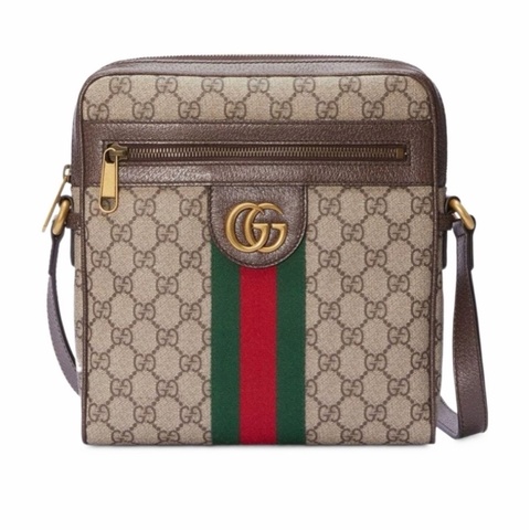 Gucci 男士 Ophidia系列小號GG郵差包均碼碼小號、23cm*5.6cm*24cm