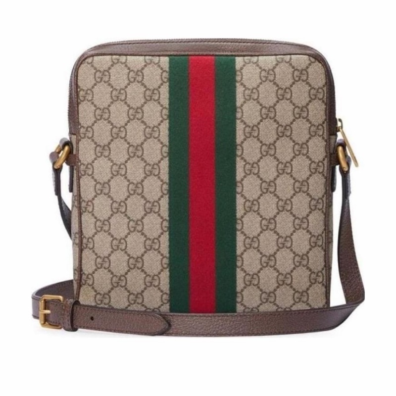 Gucci 男士 Ophidia系列小號GG郵差包均碼碼小號、23cm*5.6cm*24cm-2
