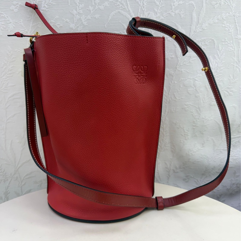 Loewe Gate bucket leather crossbody bag-0