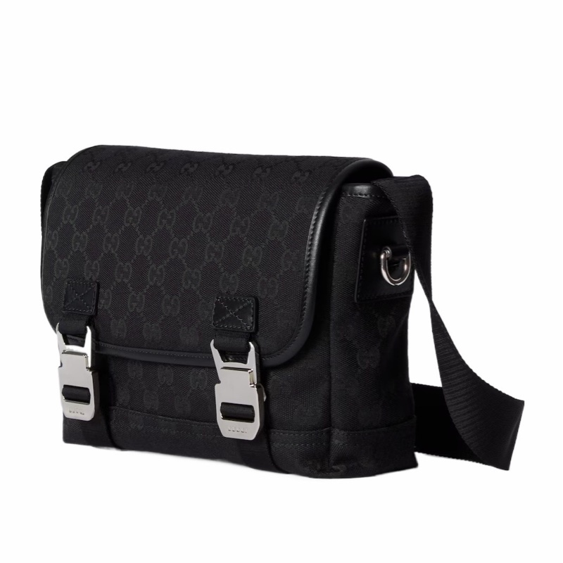 Gucci 男士 GG小號斜挎包均碼碼小號、25cm*20cm*8.5cm-2