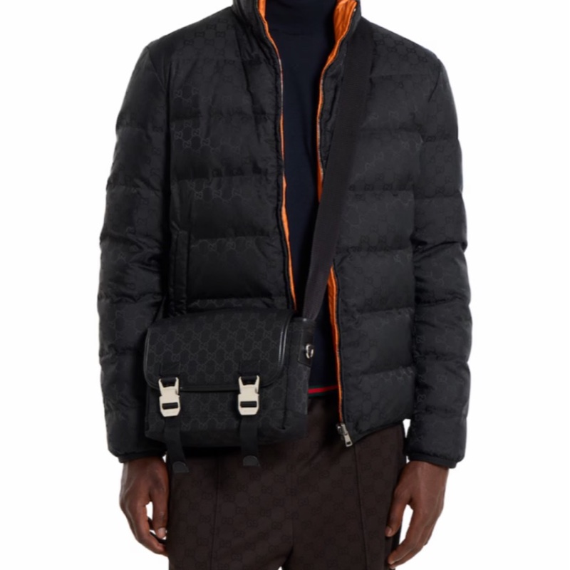 Gucci 男士 GG小號斜挎包均碼碼小號、25cm*20cm*8.5cm-4