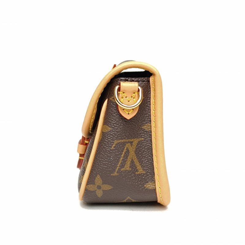 LOUIS VUITTON Diane法棍包19老花PVC晶片肩背包-1