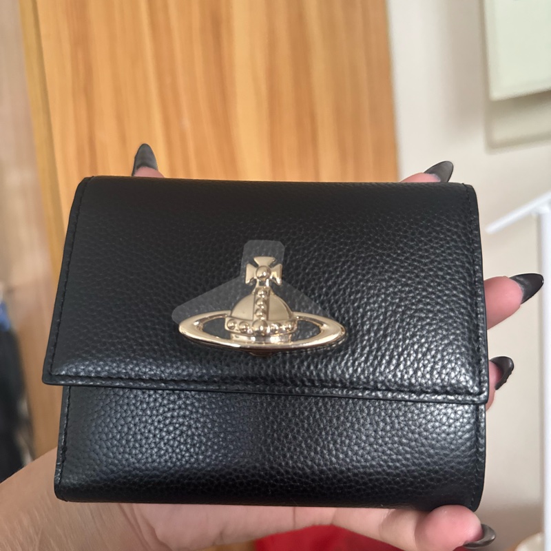 Vivienne Westwood 日本限定三折牛皮金釦短夾🇯🇵-2