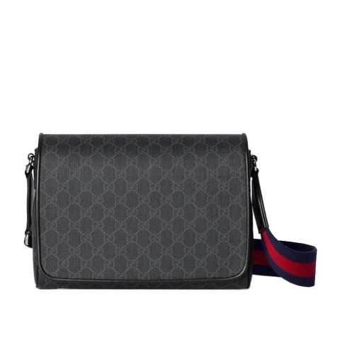 Gucci 男士 GG圖案斜挎包均碼碼27cm*9cm*20cm