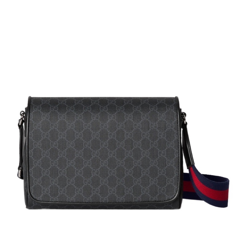 Gucci 男士 GG圖案斜挎包均碼碼27cm*9cm*20cm-0