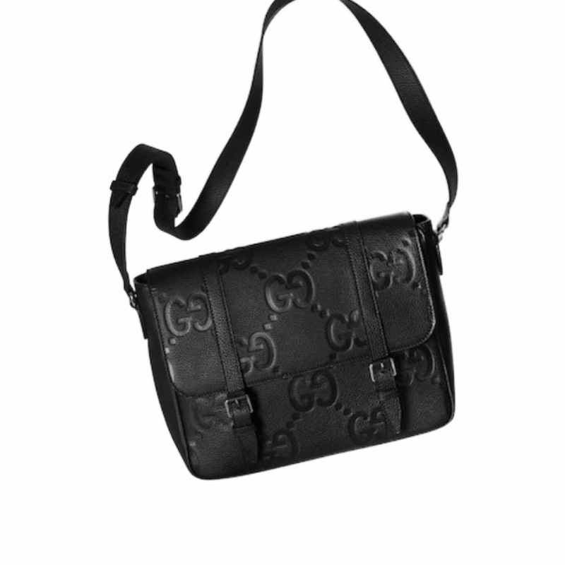Gucci 男士 JUMBO GG 中號單肩包均碼碼中號、31cm*6cm*24.5cm-2