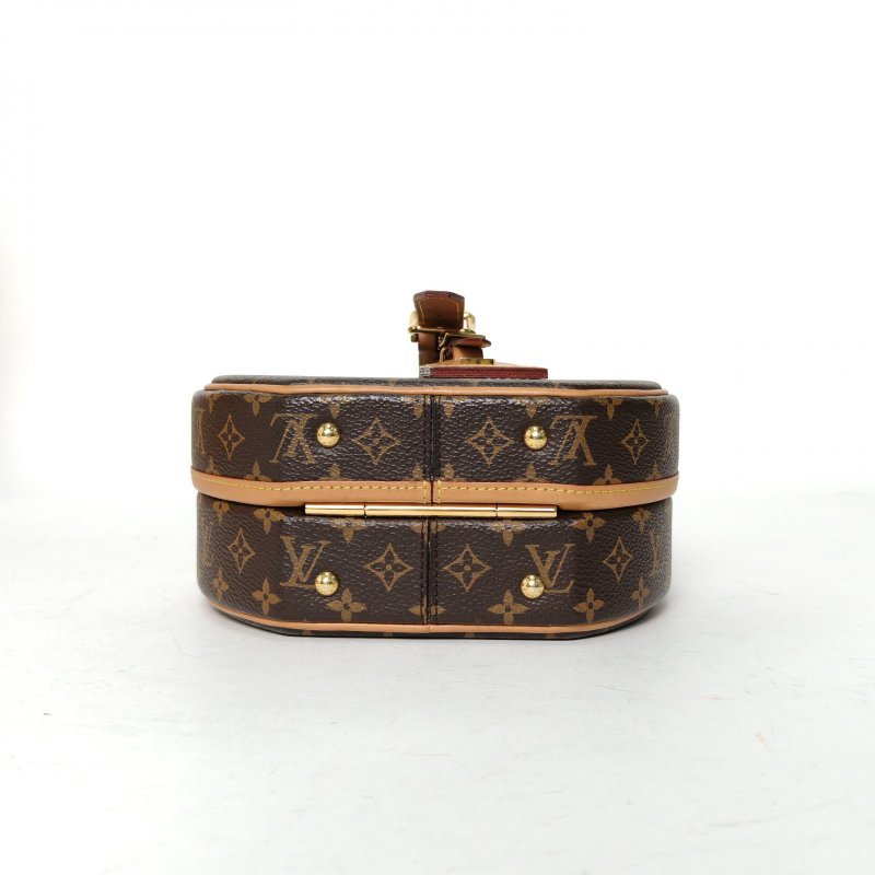 LOUIS VUITTON PETITEBOITECHAPEAU硬圓餅中號17.5老花肩背包-4