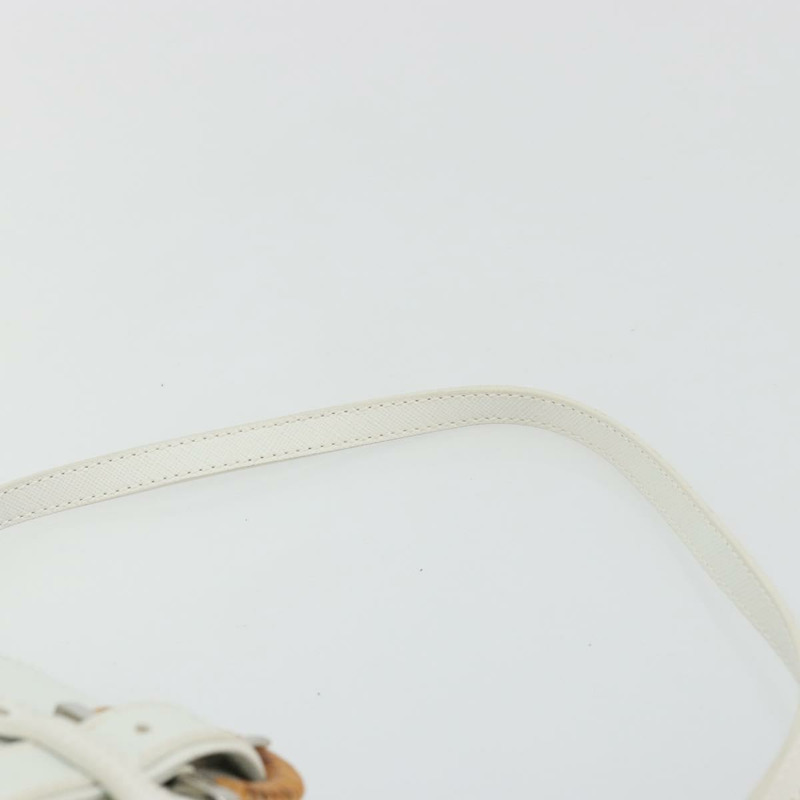 【日本直送】Salvatore Ferragamo Gancini 藤編米白色配件包 正品 BAZ704A-13