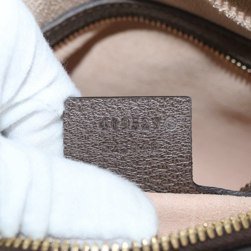 【日本直送】GUCCI GG Supreme 波士頓包 PVC 暢貨中心 兩用 米色 金色 409529 正品 YKZ822SAM-11