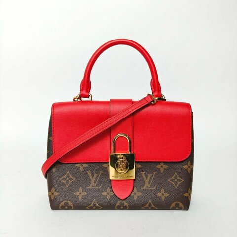 LOUIS VUITTON LockyBB鎖頭包紅色PVC金扣2019肩背包