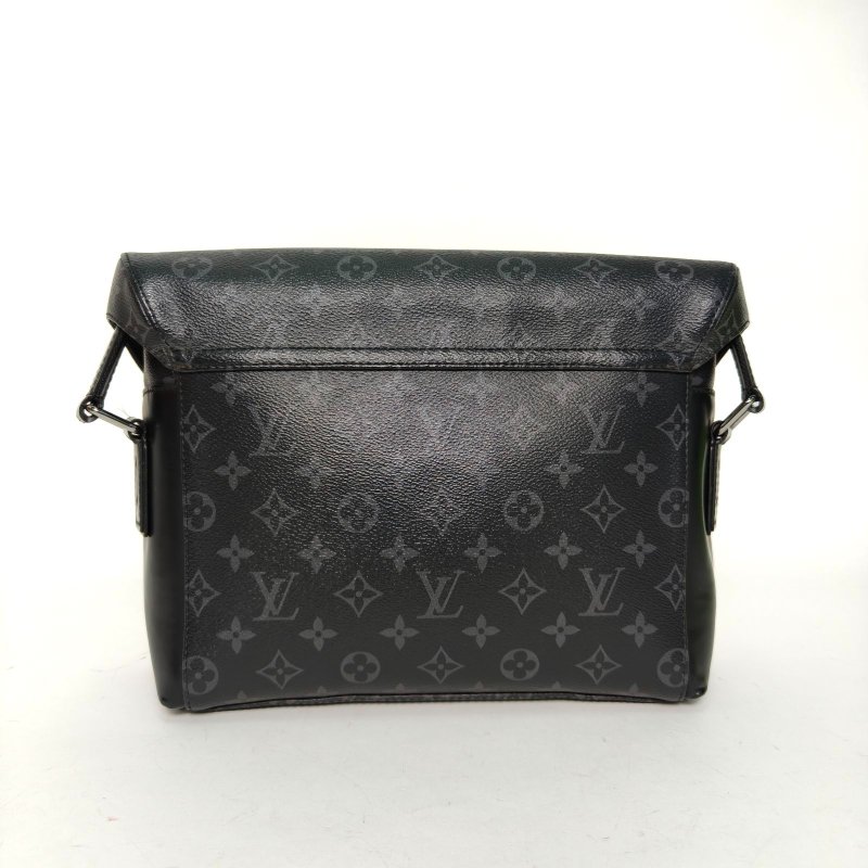 LOUIS VUITTON VOYAGER郵差包小號28黑色PVC2018肩背包-2