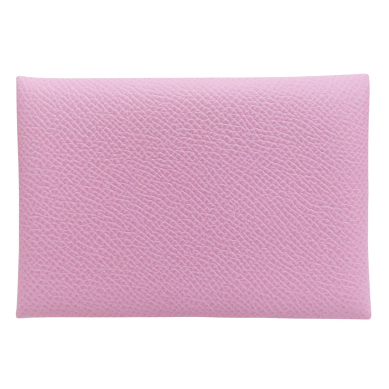 錦葵紫 Epsom牛皮 Calvi Duo 卡夾 名片夾 U刻【HERMES 愛馬仕】-1