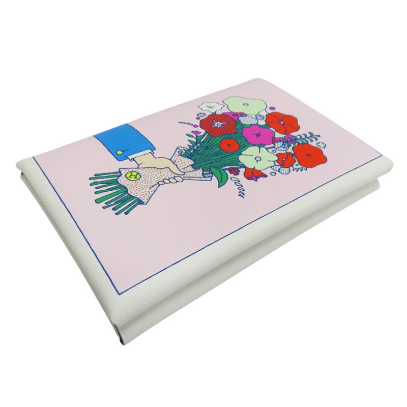 白色 Swift牛皮 Calvi Duo 卡夾 名片夾 限量版 U刻【HERMES 愛馬仕】-2